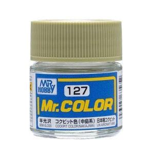 Mr. Hobby Mr. Color 127 - Cockpit Color (Nakajima) Semi-Gloss/IJN Aircraft WWII (C127) Plastic Model Kit Paint