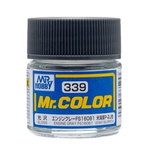 Mr. Hobby Mr. Color 339 - Engine Gray FS16081 Semi-Gloss/US Navy Sea Sprite (C339) Plastic Model Kit Paint