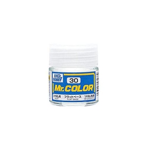 Mr. Hobby Mr. Color 30 - Flat Base Standard Hobby Color Additive for Flat (C30) Plastic Model Kit Paint