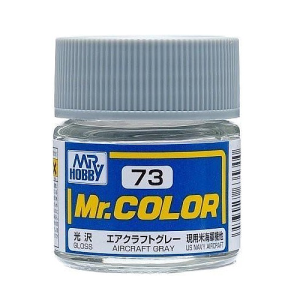 Mr. Hobby Mr. Color 73 - Aircraft Gray Gloss/US Navy Aircraft (C73) Plastic Model Kit Paint