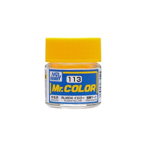 Mr. Hobby Mr. Color 113 - RLM04 Yellow Semi-Gloss/German Aircraft WWII (C113) Plastic Model Kit Paint