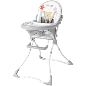 Folding Baby High Chair, Eat and Grow Dining Chair with 2 Removable Tray and 5 Point Safety Belt
