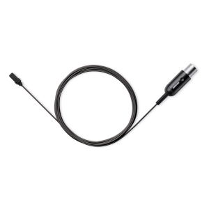 Shure UniPlex Cardioid Lavalier Microphone with TQG Connector - Black