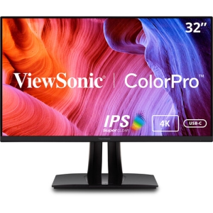 VIEWSONIC 32" 4K UHD 60Hz 5ms GTG IPS Adaptive Sync Monitor - Black (VP3256-4K)