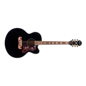 Epiphone J-200 EC Studio Acoustic/Electric - Ebony