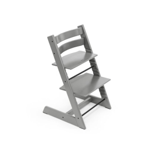 Stokke Tripp Trapp Adjustable Convertible Unisex High Quality Ergonomic Wood Storm Grey Toddler Chair (528908)