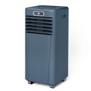 Gymax 3-in-1 Portable Air Conditioner - 8000 BTU (230 sq ft Coverage) - Window Kit, Remote - Dark Blue