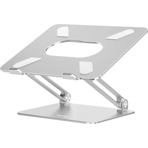 Laptop Stand, B Laptop Holder, Multi-Angle Stand with Heat-Vent to Elevate Laptop, Adjustable Notebook Stand for Laptop up to 17, Compatible for MacBook Pro/Air, Surface Laptop an