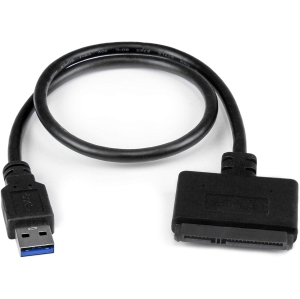 SATA to USB Cable - USB 3.0 to 2.5 SATA III Hard Drive Adapter - External Converter for SSD/HDD Data Transfer (USB3S2SAT3CB)
