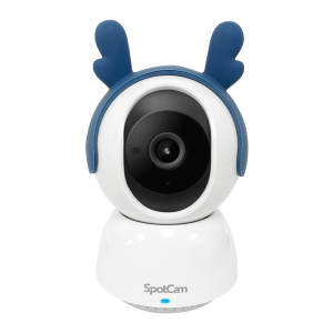 SpotCam Mibo Wireless Pet Security Camera, 2K , Indoor, Night Vision, Two-Way Talk, Motion & Sound Alert, PTZ Pan/Tilt, Pet Tracking, with Free Fulltime Cloud Recording