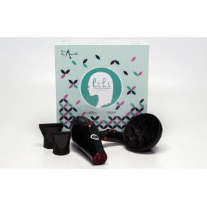 Macolo Lili Hotdry Pro Ceramic Professional Hair Dryer 1875W AC Motor 3 Heat Settings - Black