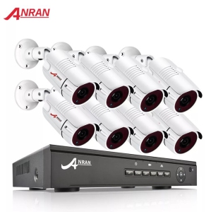 Anran K08P5985 8CH HD Camera Kit Home Security System - 8 cameras, 8CH POE NVR