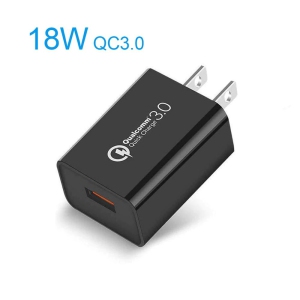 Wall Charger Qualcomm Quick Charge QC 3.0 Universal Super Fast USB 18W for Galaxy S20 S21 S22 S8 S9 S10 S10e Plus Note 8 9 10 20 A5 A8, A A71 Cell Phone Charging Adapter Wall Plug