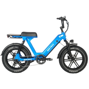 Challenger 2 - Ultimate Moped Style, Full Suspension City Bike, 48V 17Ah battery, 100km range, Front and Rear suspension, Hydraulic Brakes, 750W of peak power