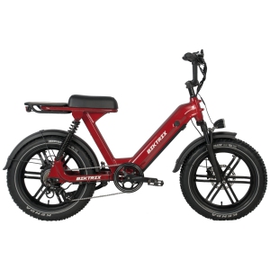 Challenger 2 - Ultimate Moped Style, Full Suspension City Bike, 48V 17Ah battery, 100km range, Front and Rear suspension, Hydraulic Brakes, 750W of peak power
