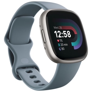 Fitbit Versa 4 40mm Aluminum Smartwatch with Call Notifications, Heart Rate Monitor, and GPS