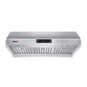 ONEX® OHF90D Stainless Steel Under Cabinet 30 inch Range Hood.