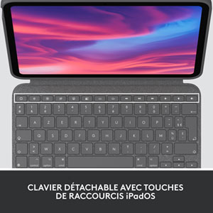 combo touch for iPad 10th グレー iK1059GRA Combo Touch Keyboard Case for iPad | Logitech
