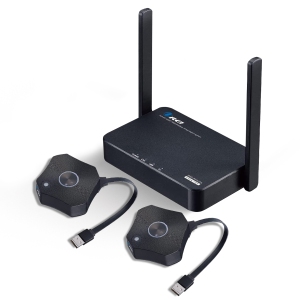 1080p 2x1 Wireless Transmitter & Receiver Up To 100ft - Perfect for Transmission from Laptop (WHD-PRO2T-K)