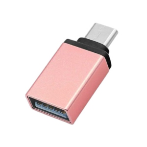 ISTAR 2 Pack USB C to USB Adapter, USB-C Male to USB 3.0 Female Adapter Compatible with MacBook Pro, iPad Pro, Samsung Notebook 9, Dell XPS and More Type C Devices(Rose Gold)