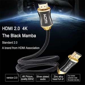 HDMI 2.0 Barided Cable Male to Male ( 4K@60Hz ) Ultra HD Cord 3ft 6ft 10ft 15ft