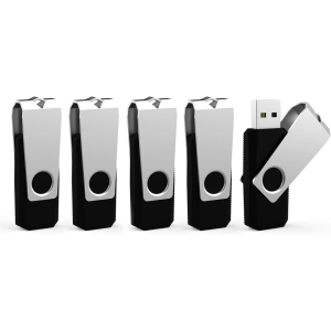 USB Stick 16GB, 5pcs 16 GB USB 2.0 Flash Drive USB Key Thumb Drives USB Memory Sticks USB Drive - 16GB, 5 Pack,