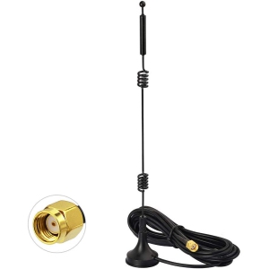 Dual Band WiFi 2.4GHz 5GHz 5.8GHz 9dBi Magnetic Base RP-SMA Male Antenna for WiFi Router Signal Booster Repeater