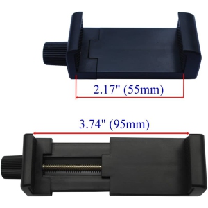 Universal Cellphone Tripod Mount Adapter/Smartphone Clamp/Phone Holder Clip Compatible with iPhone/Samsung/Huawei