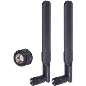 Dual Band WiFi 2.4GHz 5GHz 5.8GHz 8dBi MIMO RP-SMA Male Antenna (2-Pack) for WiFi Router Signal Booster Repeater