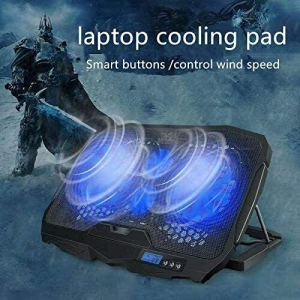 Stable & Sturdy & Silent Laptop Cooling Pad, 4 Heights Adjustment, 2 USB Port CA