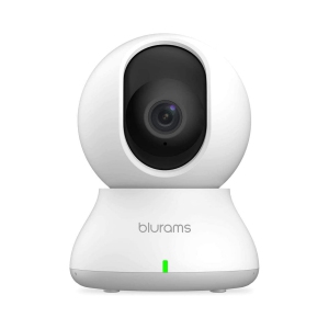 NIERBO 1080P Caméra de sécurité Baby Monitor Caméra 360-degree pour la sécurité intérieure Smart Motion Tracking, IR Vision nocturne, Siren, travaille avec Alexa & Assistant Google & IFTTT, 2-Way Audi