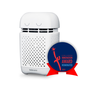 Bebcare Air - Portable H11 True EPA Purifier for Allergies Smells Pollen Smoke Pet Dander, 22dB Ultra-Quiet, Removes 99.94% of Pollutants, Designed in Europe