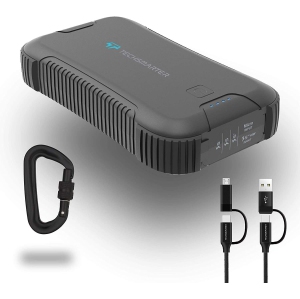 Techsmarter Rugged & Waterproof 30000mAh 45W USB-C PD Power Bank/Laptop Portable Charger for iPhone 14, 13, 12, Samsung S22, S21, S20, S10, iPad, MacBook, Chromebook, Steam Deck
