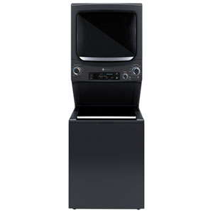GE Spacemaker 4.5 Cu. Ft. Electric High Efficiency Washer & Dryer Laundry Centre (GUD57EEMTDG) - Diamond Grey