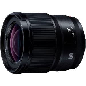 Panasonic LUMIX S Series Camera Lens, 18mm F1.8 L-Mount Interchangeable Lens S-S18