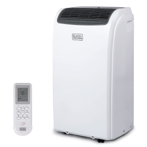 Black+Decker 3-in-1 Portable Air Conditioner - 14000 BTU (700 sq ft Coverage) - Window Kit, Remote - White