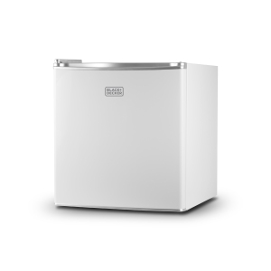 BLACK+DECKER Compact Refrigerator Energy Star Single Door Mini Fridge with Freezer, 1.7 Cubic Ft., White