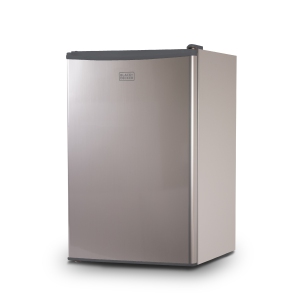 BLACK+DECKER Compact Refrigerator Energy Star Single Door Mini Fridge with Freezer, 4.3 Cubic Ft., VCM