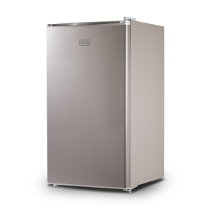 BLACK+DECKER Compact Refrigerator Energy Star Single Door Mini Fridge with Freezer, 3.2 Cubic Ft., VCM