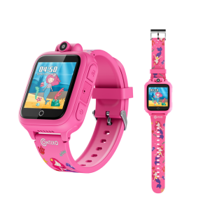 Contixo Kids Smartwatch with HD Touch Screen, Camera, MP3 Music Player & Educational Games, Interactive Learning Smartwatch for Boys & Girls- Pink