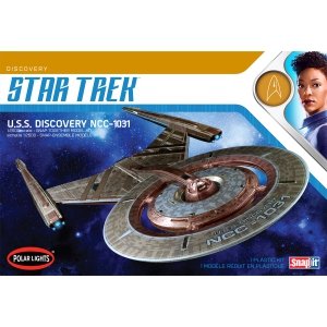 Polar Lights Star Trek U.S.S. Discovery NCC-1301 (POL961) Snap It 1:2500 Scale Ship Plastic Model Kit