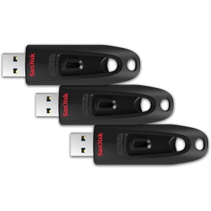3-pack SanDisk 32GB Ultra USB 3.0 Flash Drive - (SDCZ48-032G-GAM46T)