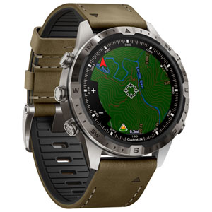 Garmin MARQ Adventurer (Gen 2) AMOLED 46mm Bluetooth Premium Adventure GPS Smartwatch - Black