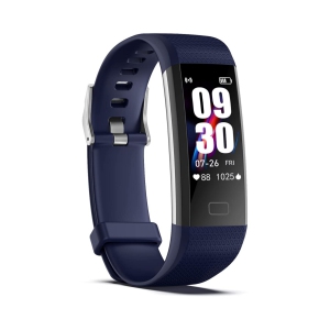 Nierbo Fitness Tracker with Heart Rate Monitor & Sleep Tracking – IP68 – Dark Blue