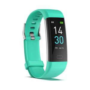 Nierbo Fitness Tracker with Heart Rate Monitor & Sleep Tracking – IP68 – Light Green