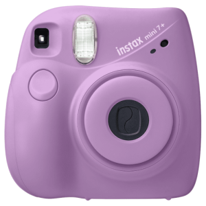 FujiFilm Instax Mini 7+ Flashes Automatically Simple Operation Lavendar Compact Digital Camera (600021777)