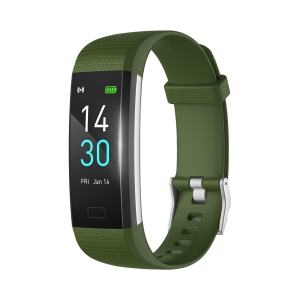 Nierbo Fitness Tracker with Heart Rate Monitor & Sleep Tracking – IP68 – Dark Green