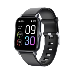 NIERBO Smart Watch Fitness Tracker for Men Women, 1.69" Touch Screen Smartwatch with Blood Oxygen/Heart Rate/Pressure/Sleep Monitor Black