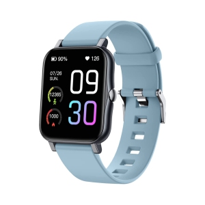 NIERBO Smart Watch Fitness Tracker for Men Women, 1.69" Touch Screen Smartwatch with Blood Oxygen/Heart Rate/Pressure/Sleep Monitor LIght Blue