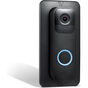 Wasserstein Wall Plate Compatible With Blink Video Doorbell - Easy Mounting for Your Blink Video Doorbell Camera (Black)